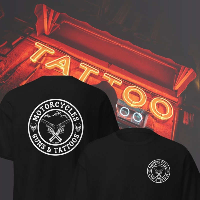 Motorcycles Guns & Tattoos by MGW clothing