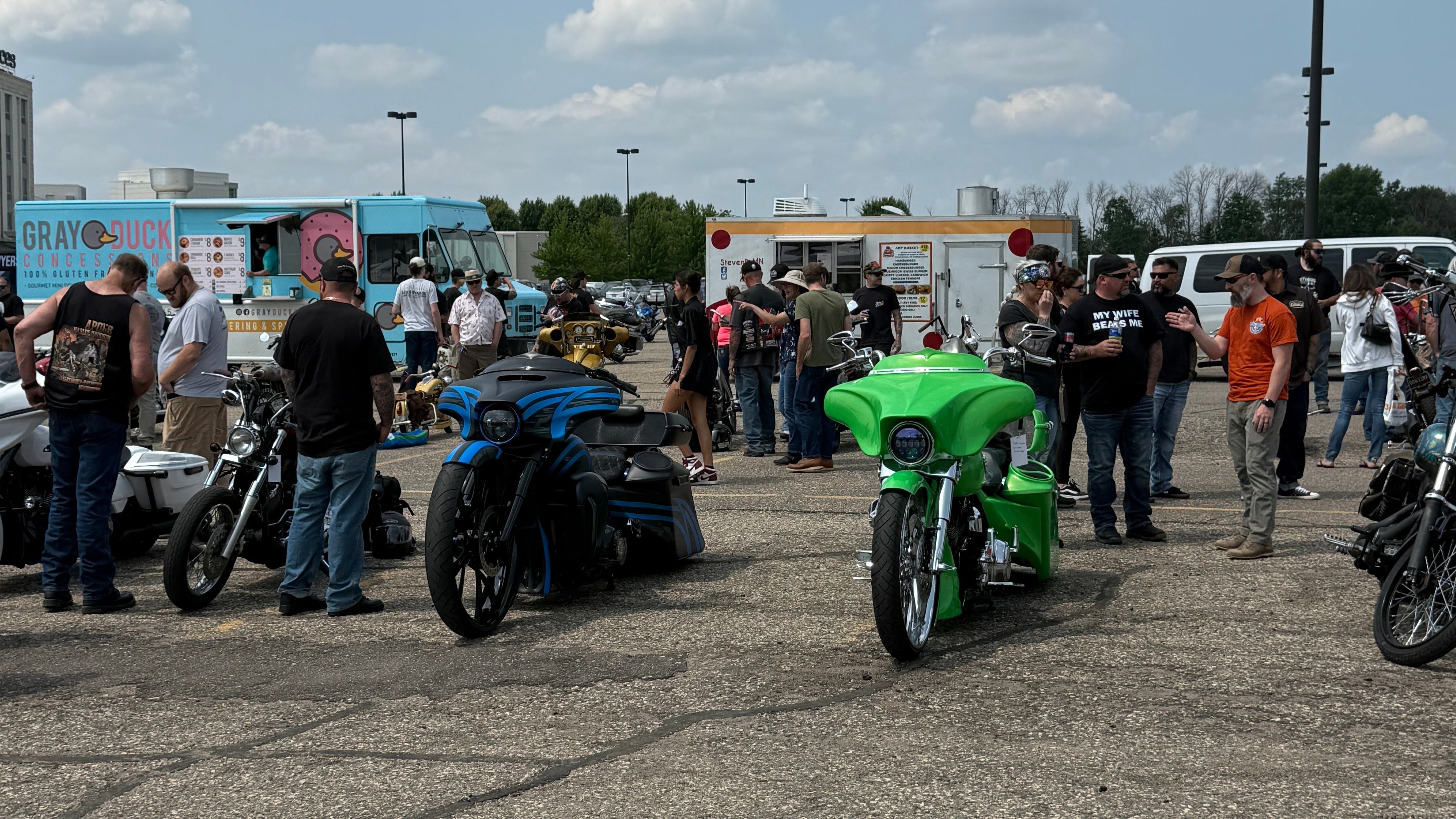 MGW Clothing at the Dennis Kirk Garage Bike Build 2025