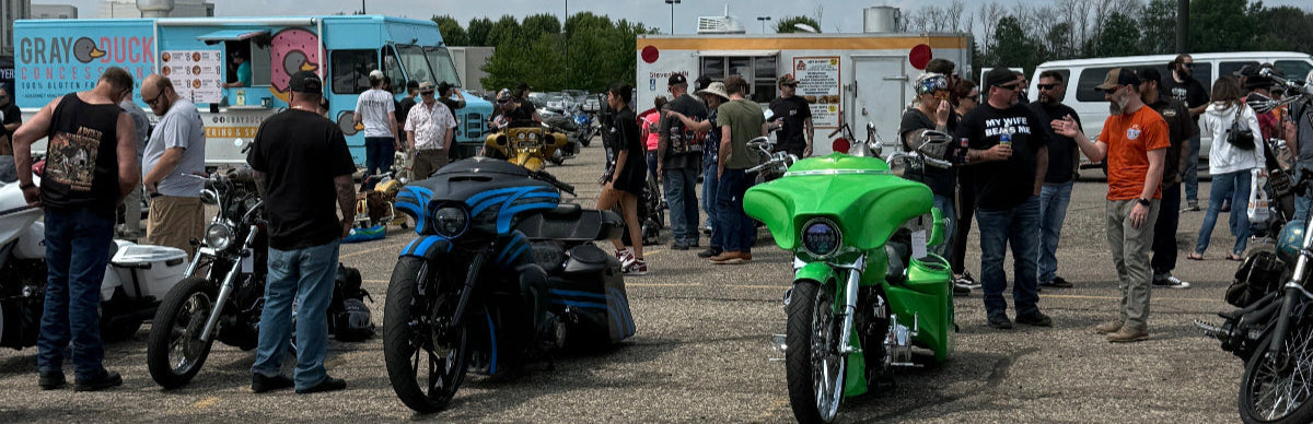 MGW Clothing at the Dennis Kirk Garage Bike Build 2025