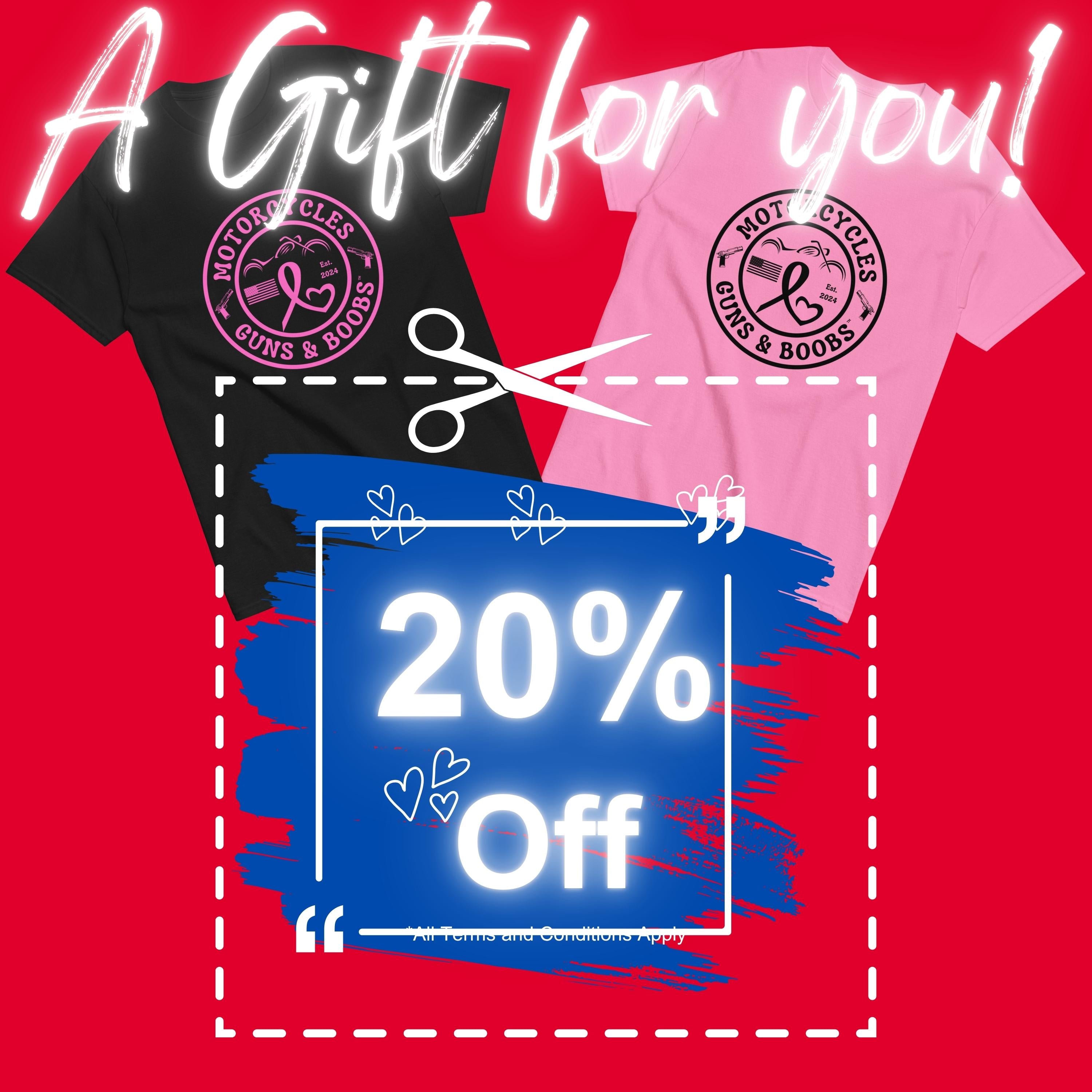 20% off when you signup and save