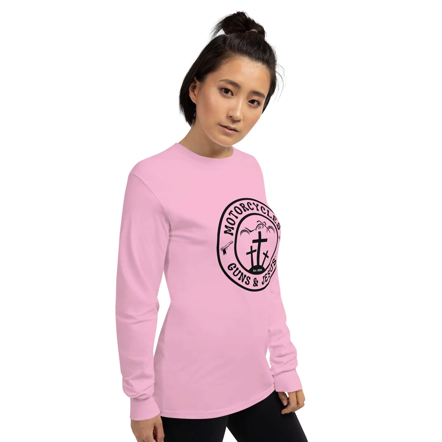 Motorcycles Guns & Jesus Long Sleeve - Unisex - ShopMGW Clothing