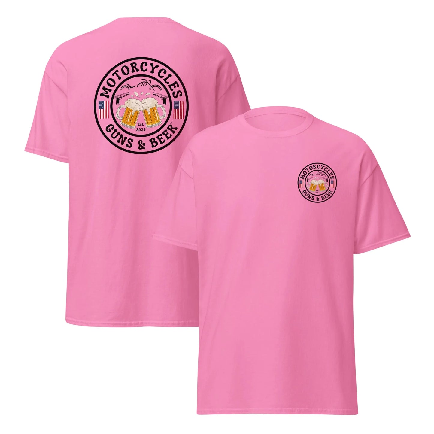 Motorcycles Guns & Beer T-shirt - Unisex - ShopMGW Clothing