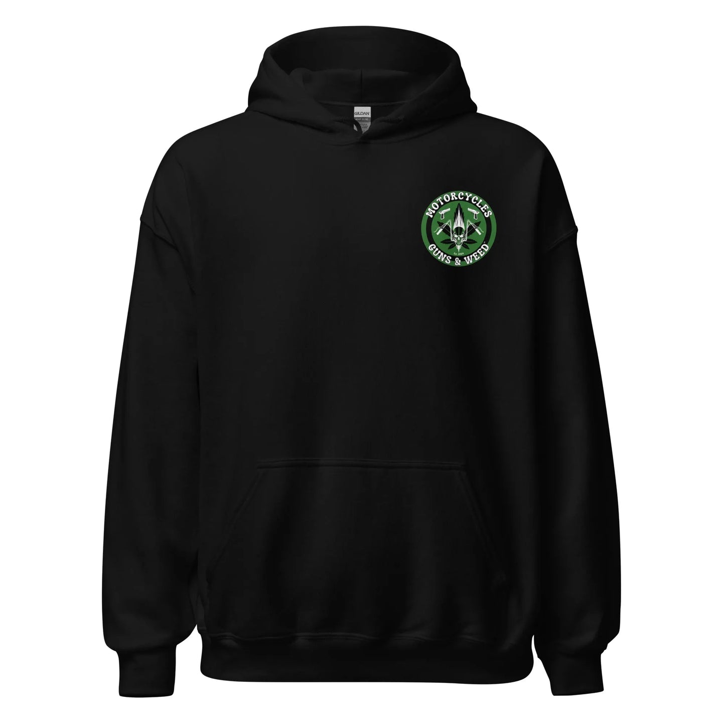 Motorcycles Guns & Weed Hoodie - Unisex - ShopMGW Clothing
