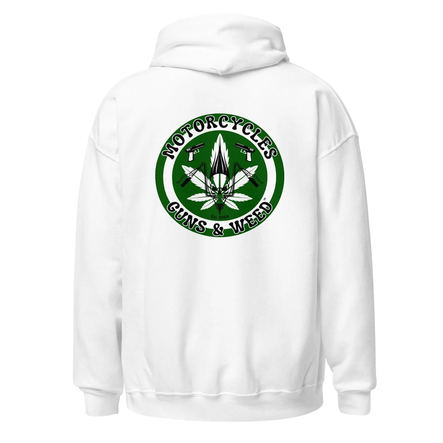 Motorcycles Guns & Weed Hoodie - Unisex - ShopMGW Clothing