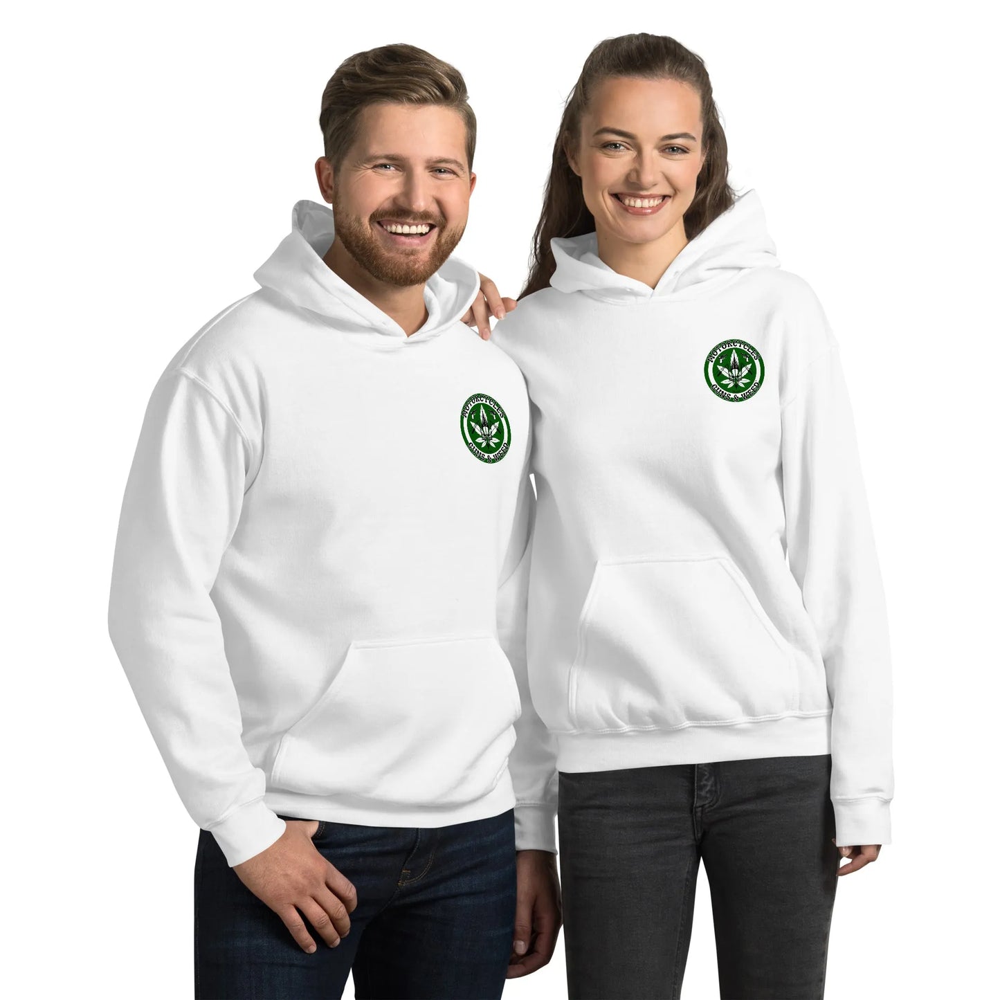 Motorcycles Guns & Weed Hoodie - Unisex - ShopMGW Clothing