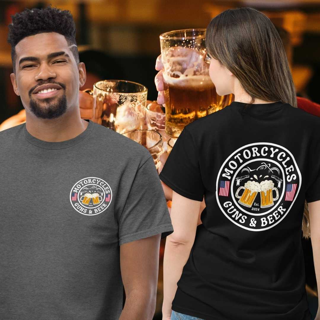 Motorcycles Guns & Beer - ShopMGW Clothing