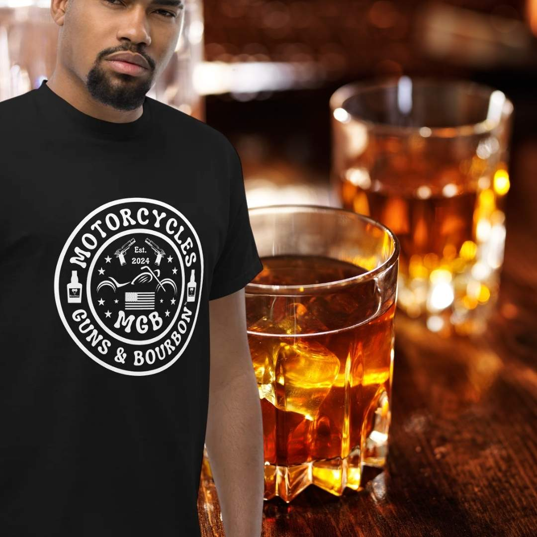 Motorcycles Guns & Bourbon - ShopMGW Clothing