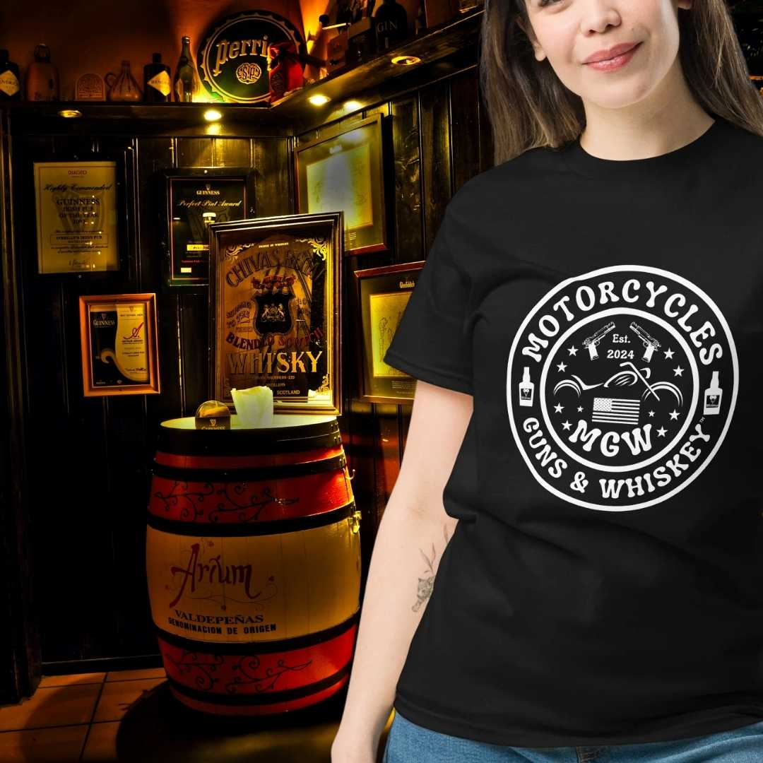 Motorcycles Guns & Whiskey - ShopMGW Clothing