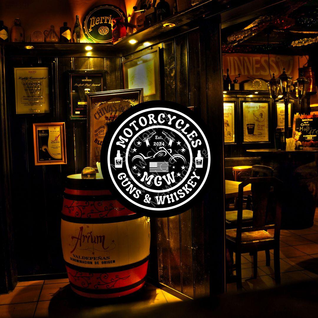 Motorcycles Guns & Whiskey - MGW Clothing