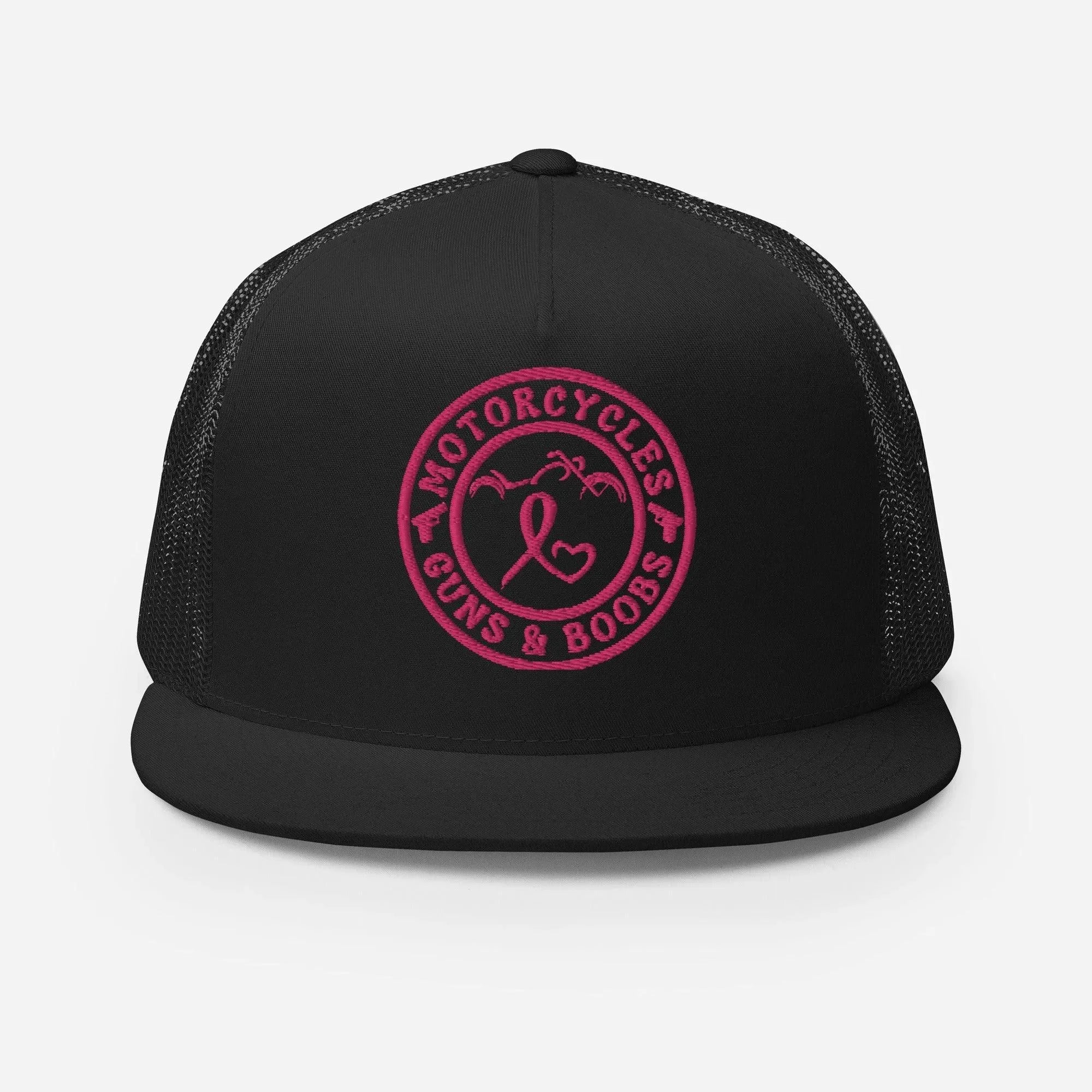 Motorcycles Guns & Boobs Trucker Cap -MGW Clothing