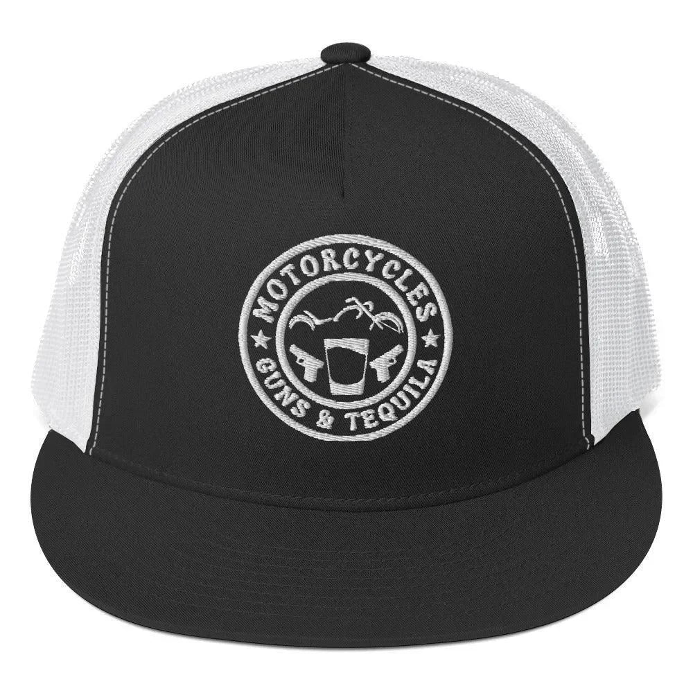 Motorcycles Guns & Tequila Trucker Cap -MGW Clothing