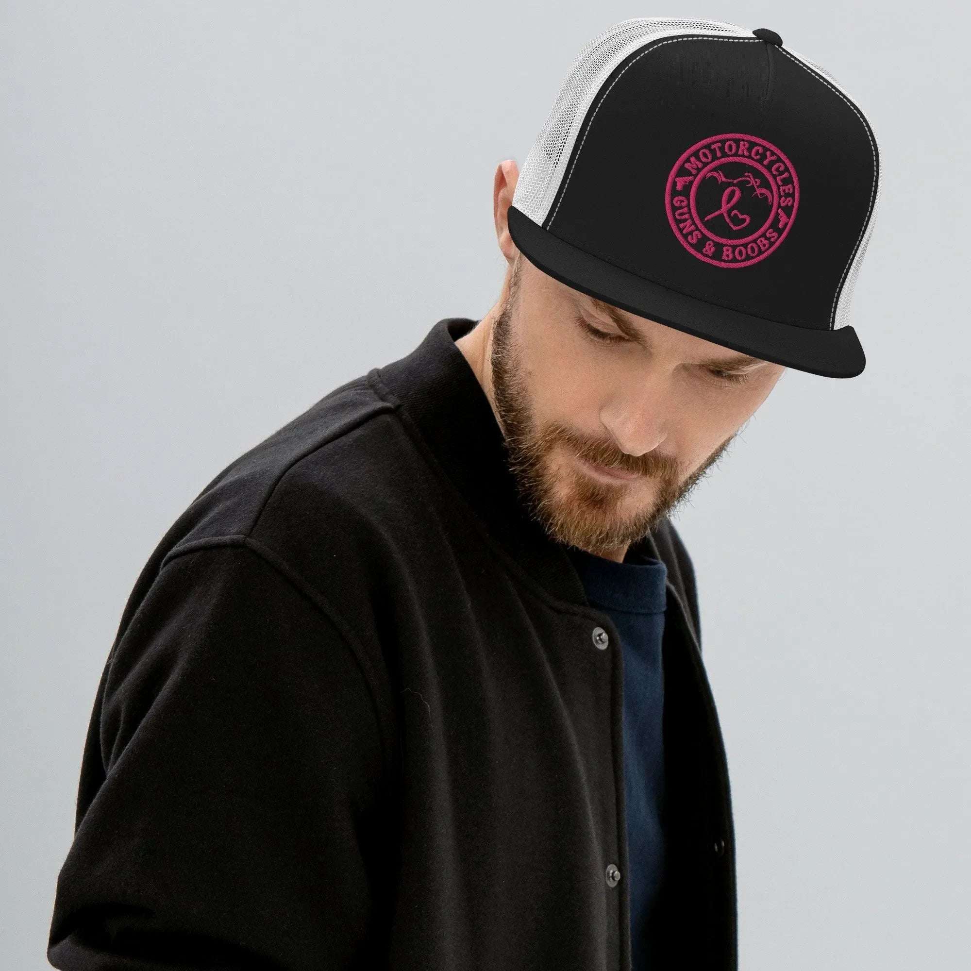 Motorcycles Guns & Boobs Trucker Cap -MGW Clothing