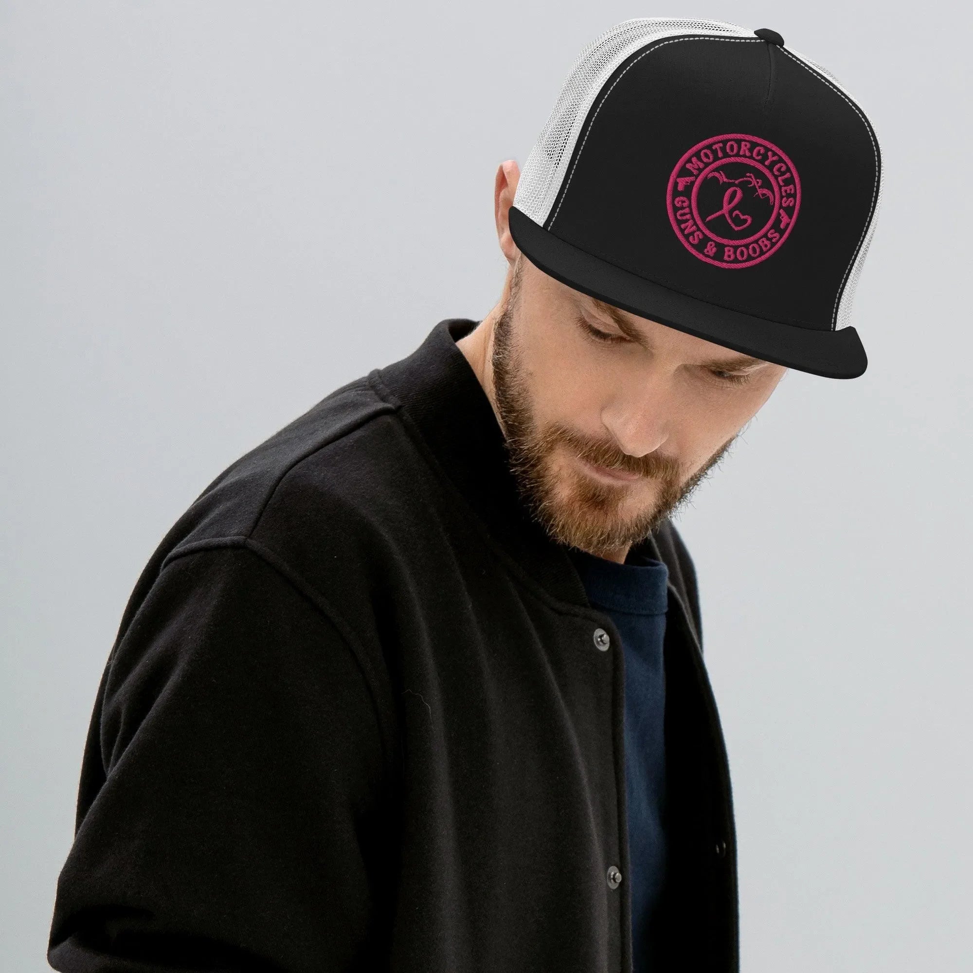 Motorcycles Guns & Boobs Trucker Cap -MGW Clothing