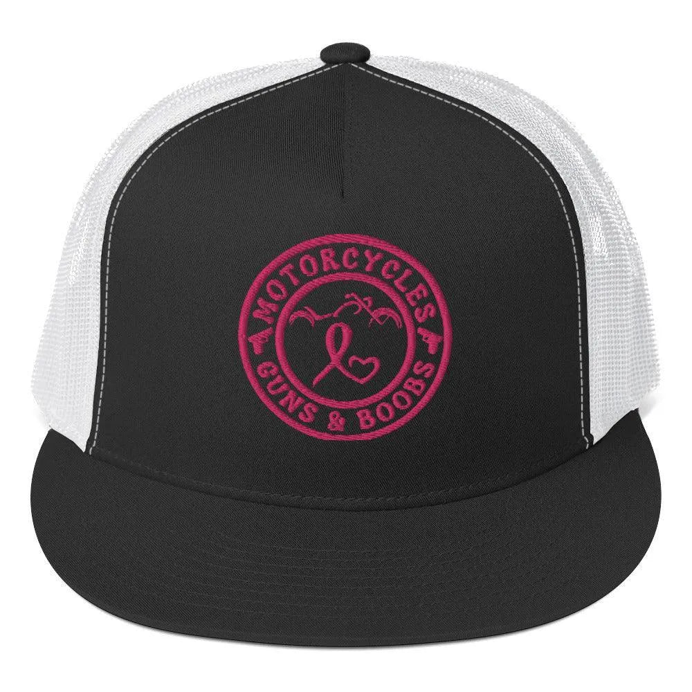 Motorcycles Guns & Boobs Trucker Cap -MGW Clothing