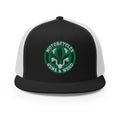 Motorcycles Guns And Weed Trucker Cap Round - MGW Clothing