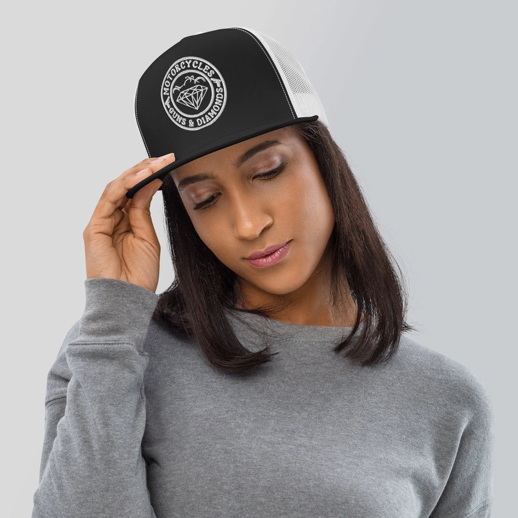 Diamonds Trucker Cap Round -MGW Clothing