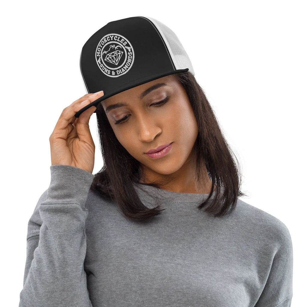 Diamonds Trucker Cap Round -MGW Clothing