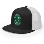 Motorcycles Guns And Weed Trucker Cap Round - MGW Clothing