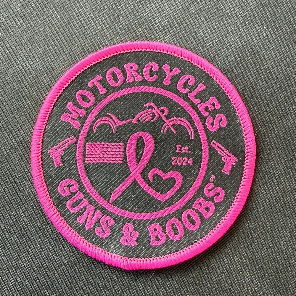 Motorcycles Guns And Boobs Patch-MGW Clothing