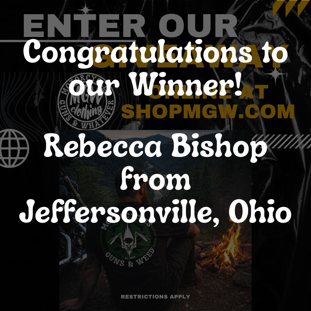 Congratulations to our giveaway winner, Rebecca Bishop from Jeffersonville, Ohio.