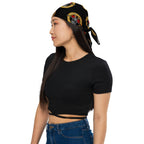 Motorcycles Guns And Roses Black Bandana - MGW Clothing
