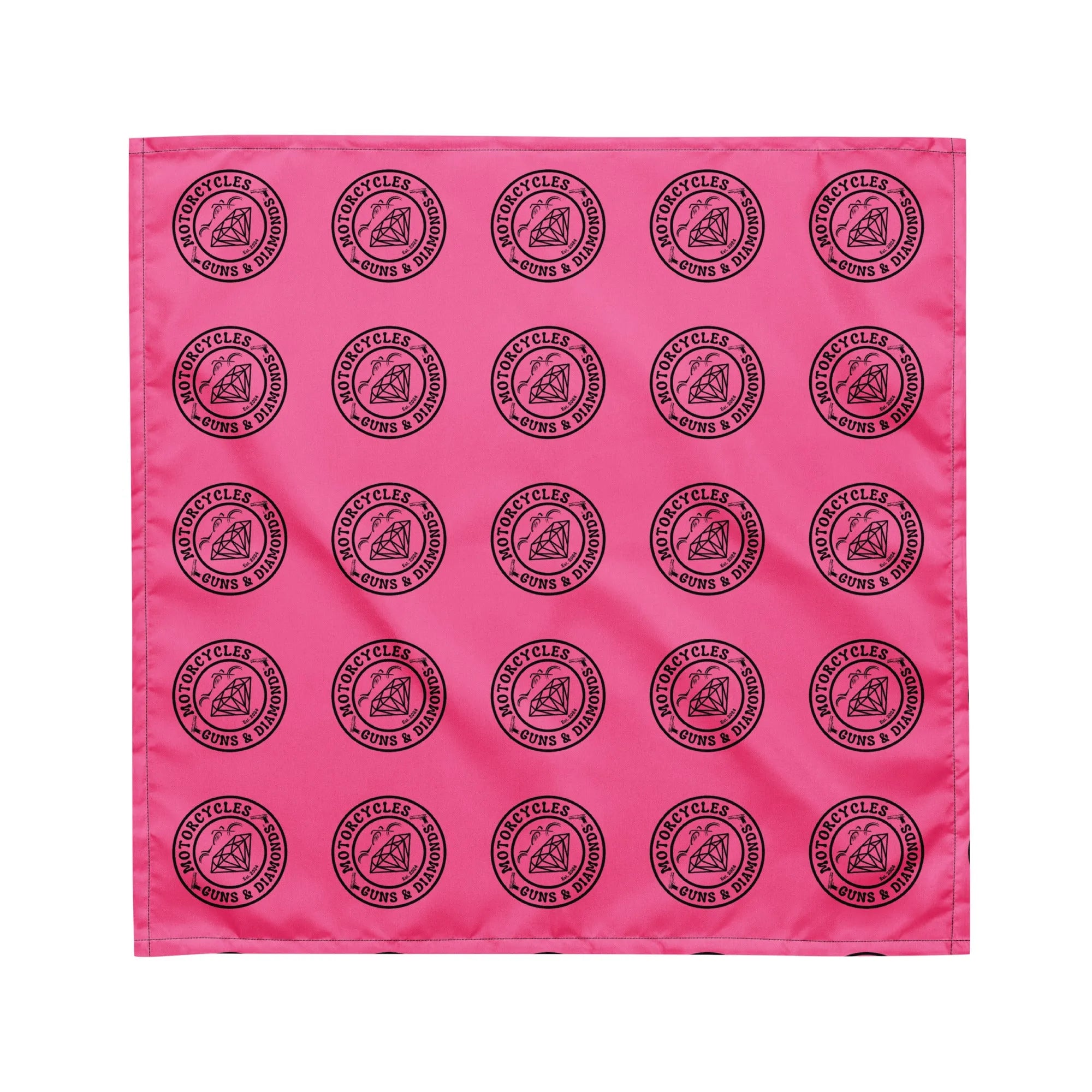 Diamonds Pink bandana -MGW Clothing