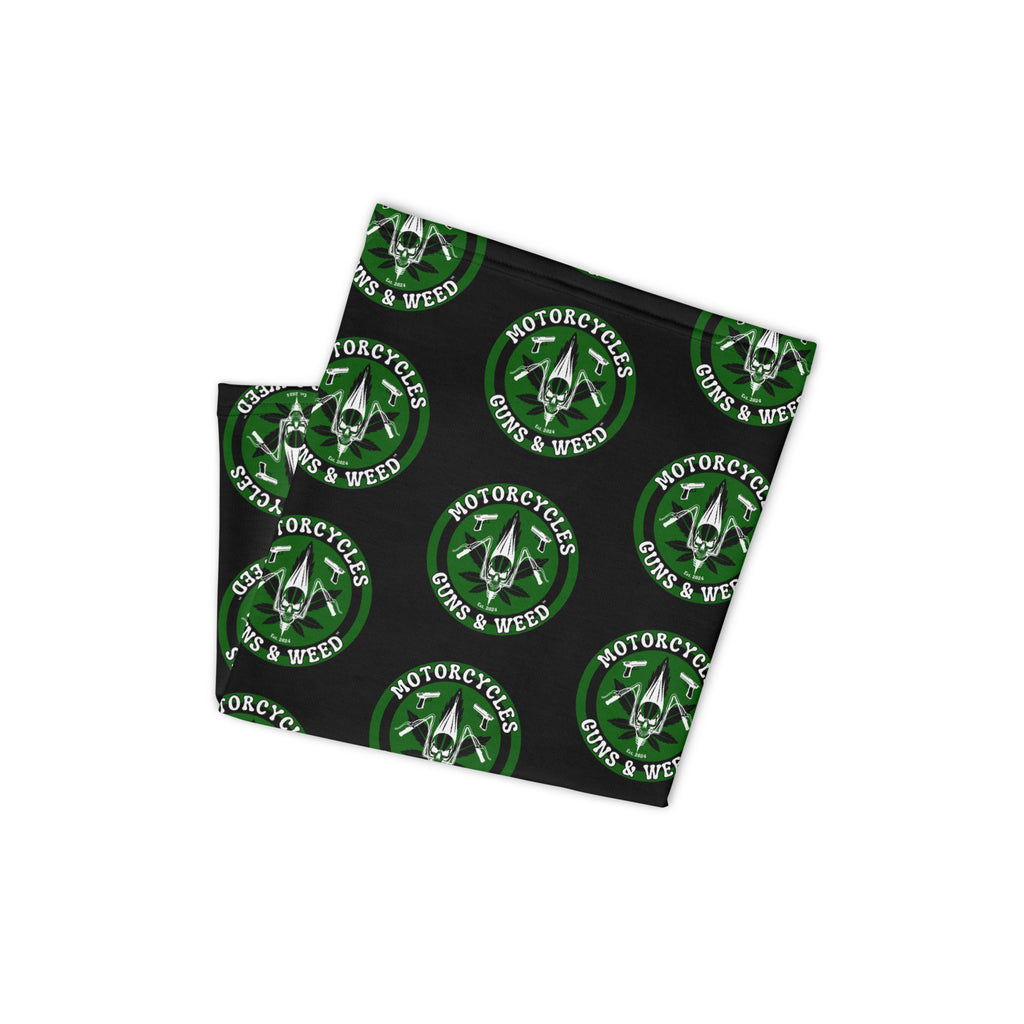 Motorcycles Guns And Weed Neck Gaiter-MGW Clothing