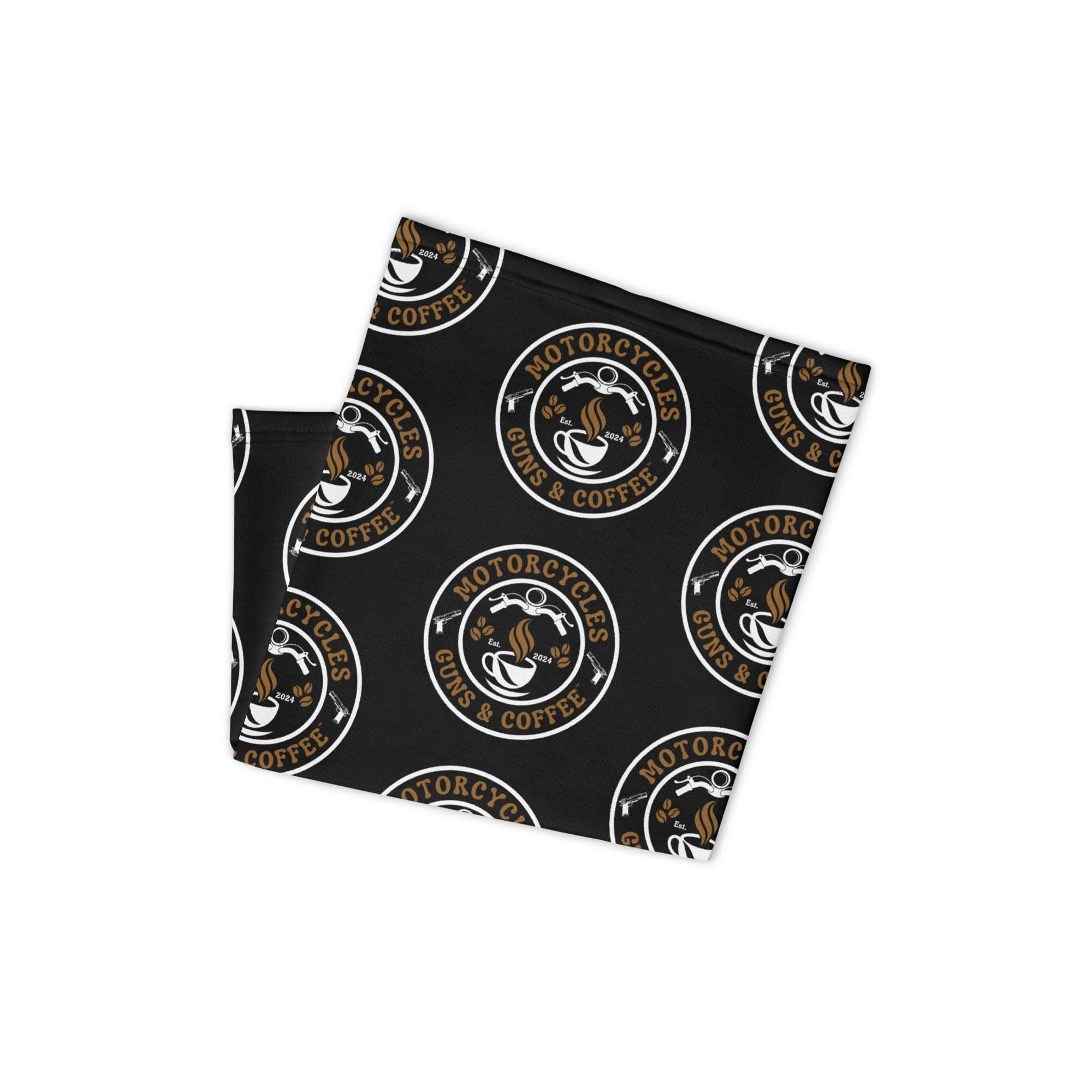 Motorcycles Guns And Coffee Neck Gaiter-MGW Clothing