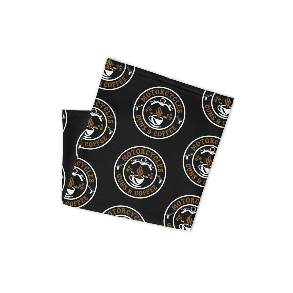 Motorcycles Guns And Coffee Neck Gaiter-MGW Clothing