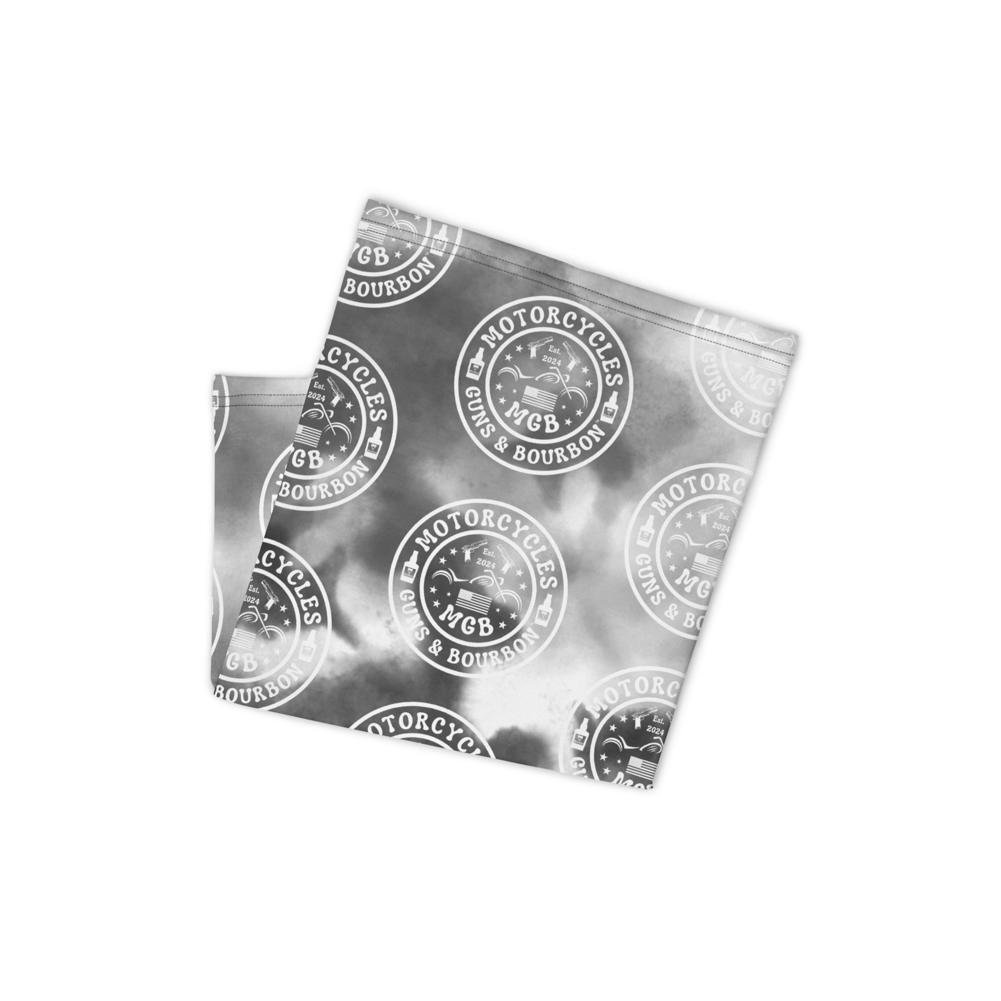 Motorcycles Guns And Bourbon Neck Gaiter-MGW Clothing