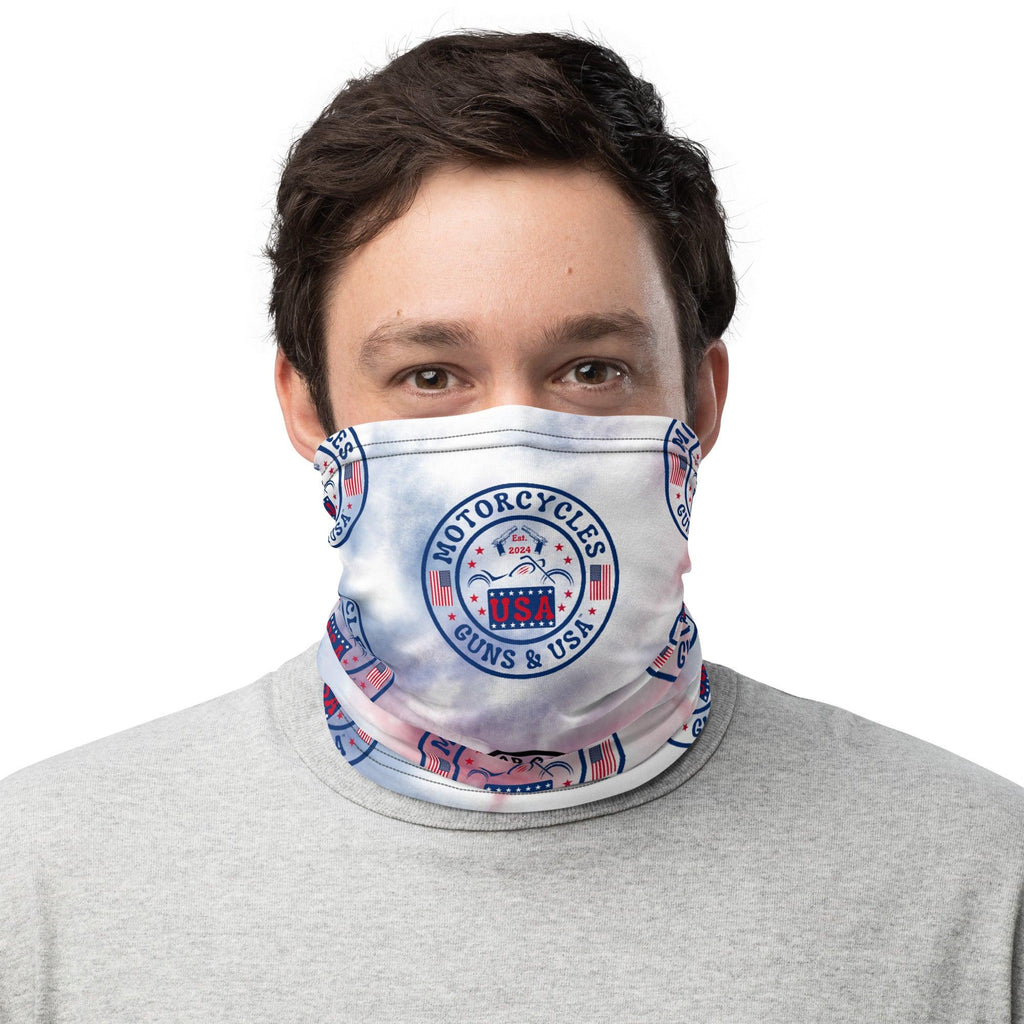 Motorcycles Guns & USA Neck Gaiter -MGW Clothing