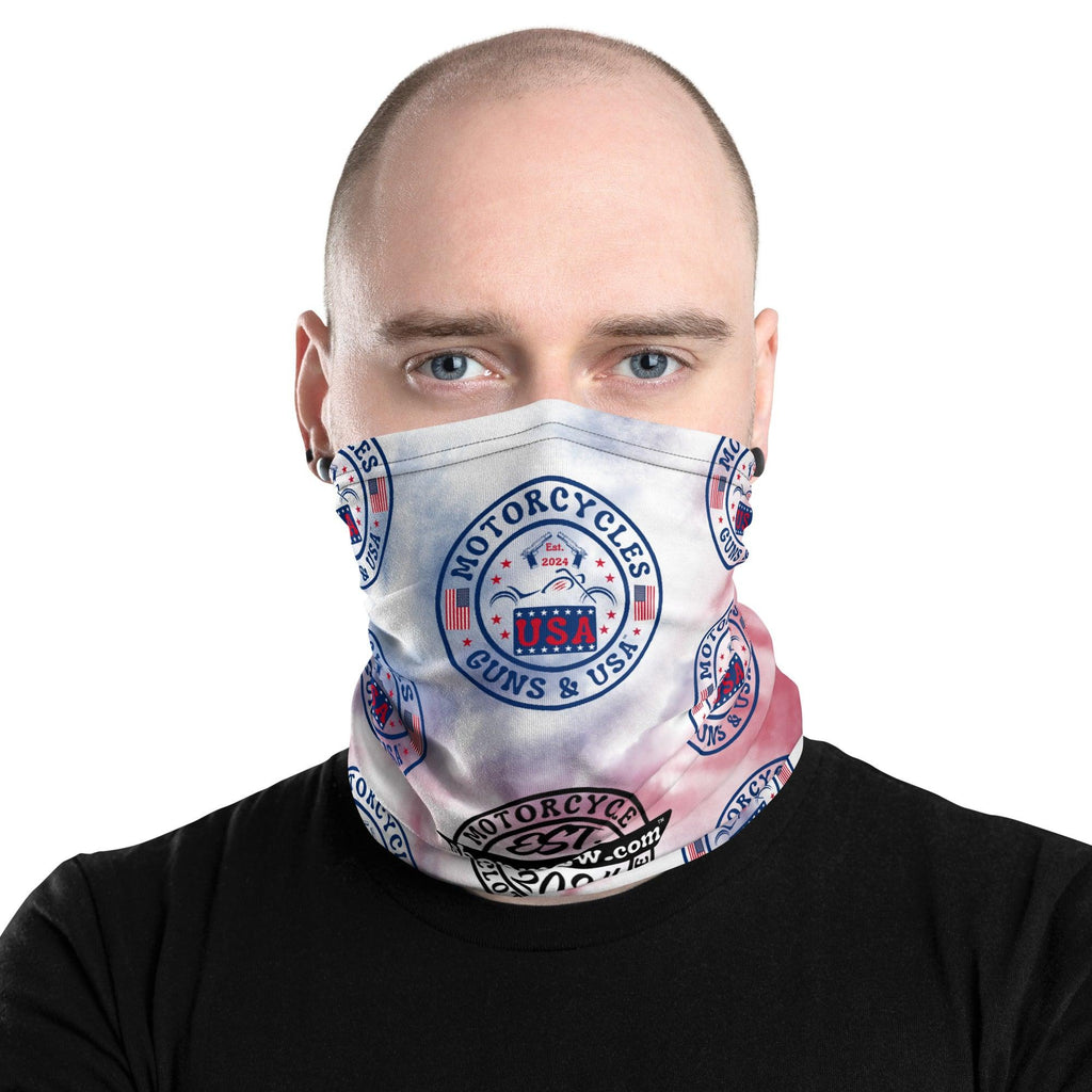 Motorcycles Guns & USA Neck Gaiter -MGW Clothing