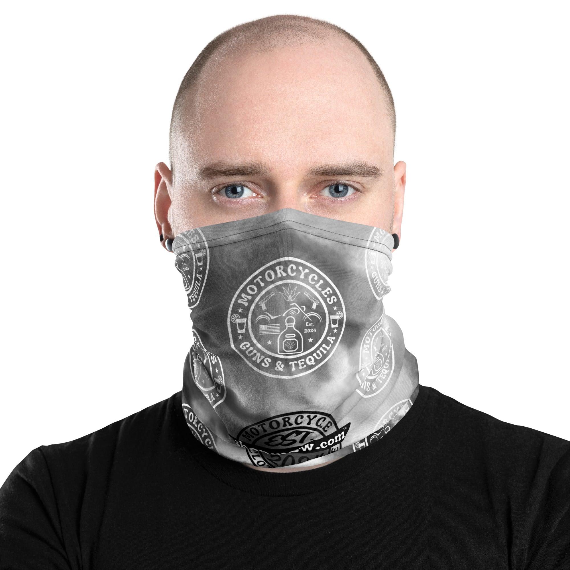 Motorcycles Guns & Tequila Neck Gaiter -MGW Clothing