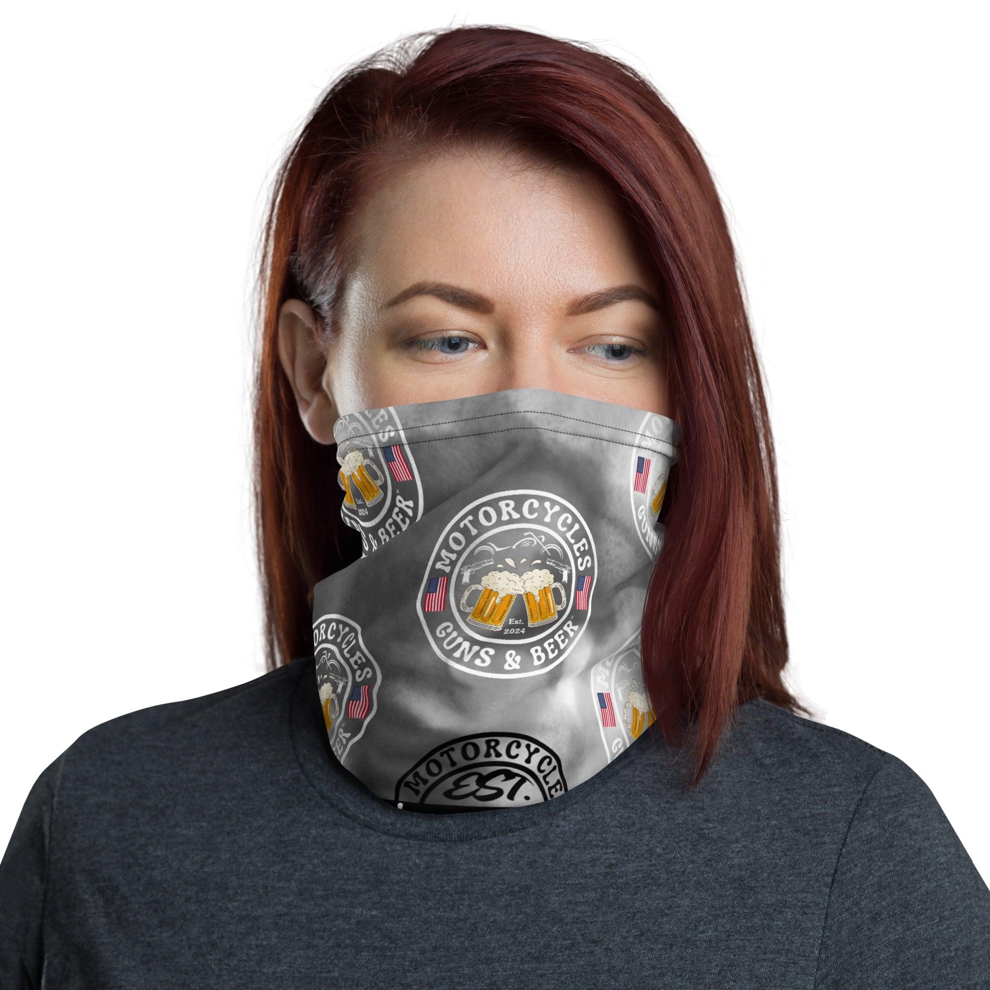 Motorcycles Guns & Beer Neck Gaiter -MGW Clothing