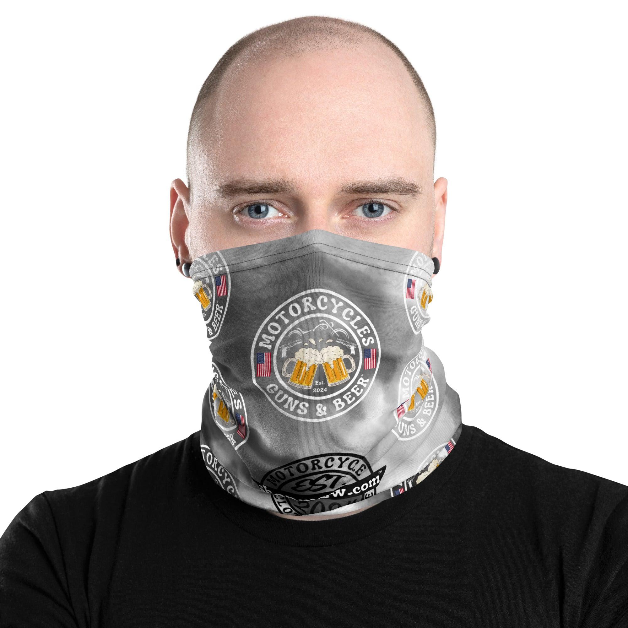 Motorcycles Guns & Beer Neck Gaiter -MGW Clothing