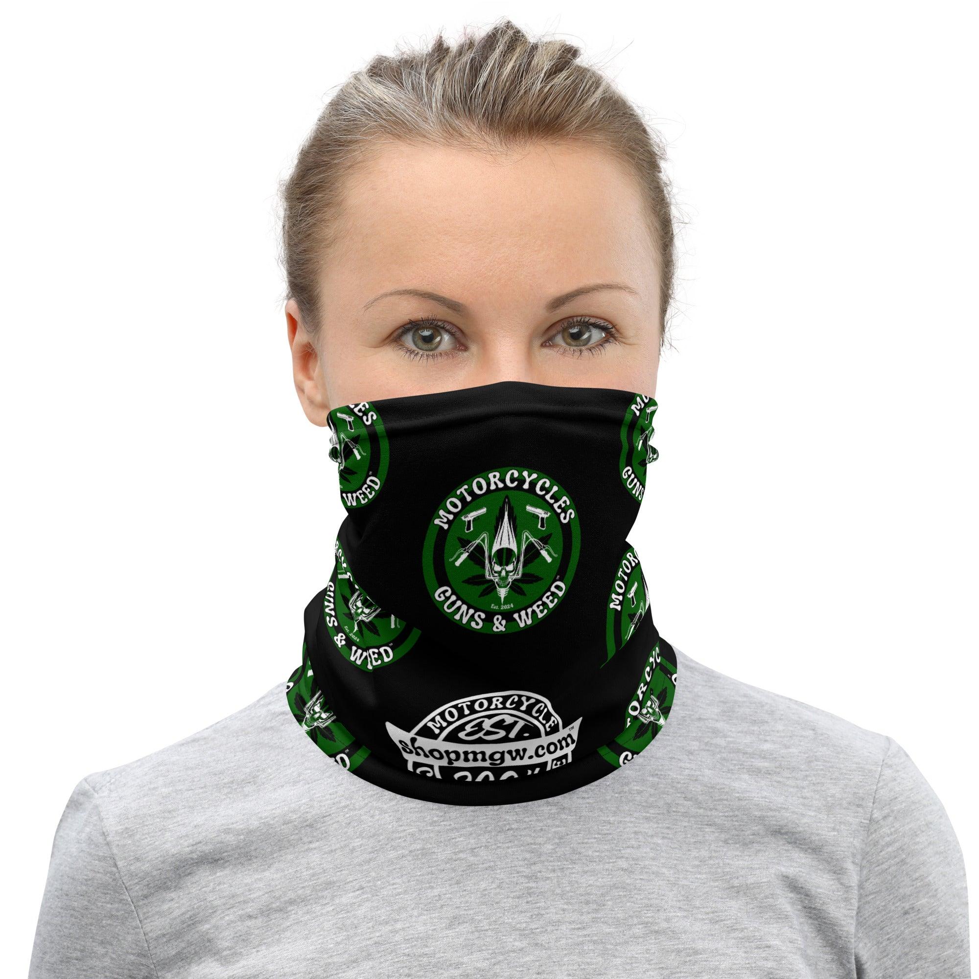 Motorcycles Guns & Weed Neck Gaiter -MGW Clothing
