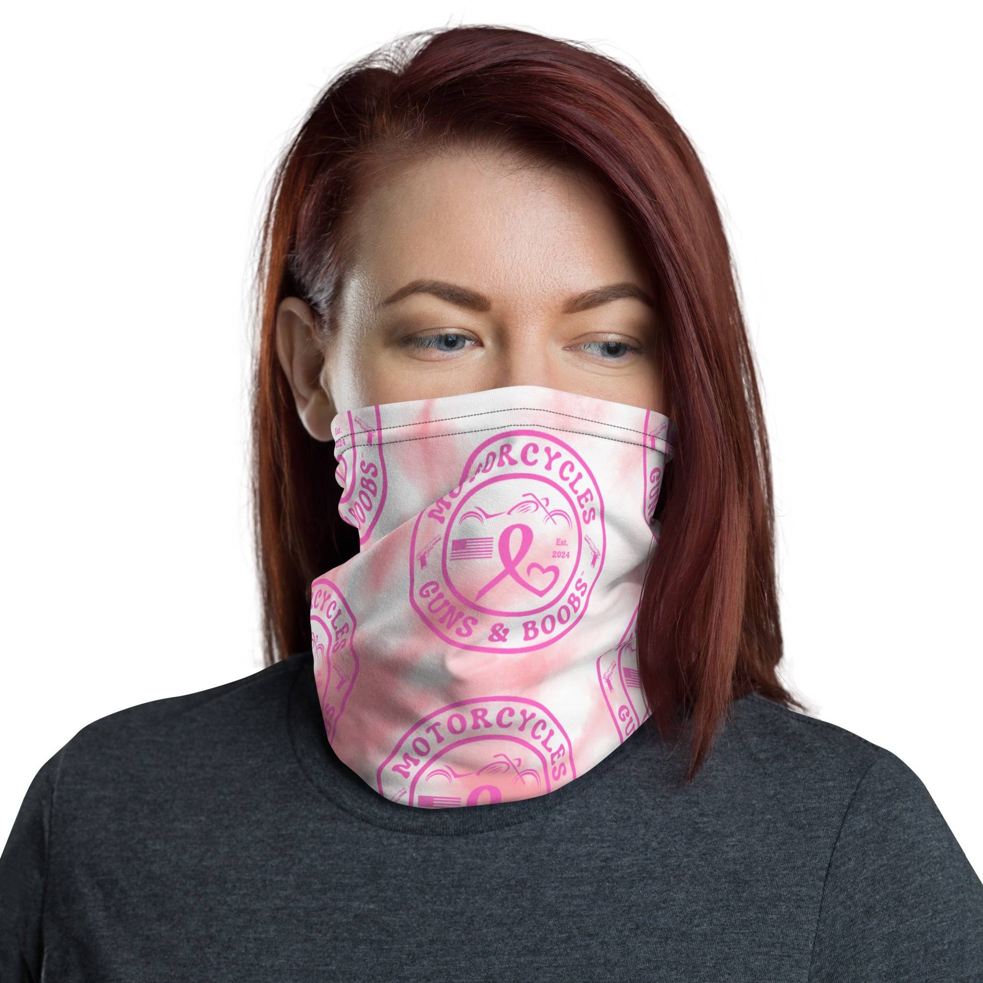 Motorcycles Guns And Boobs Neck Gaiter-MGW Clothing