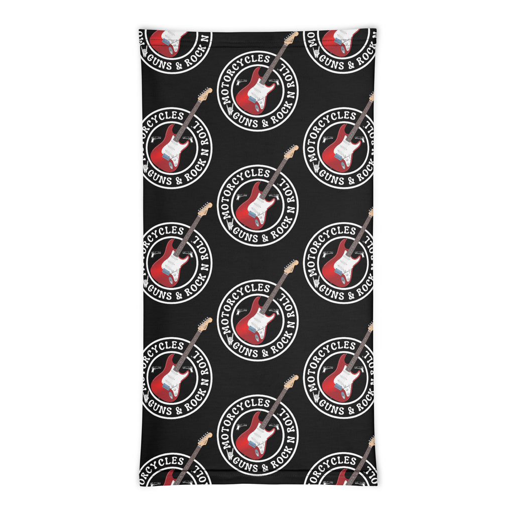 Motorcycles Guns And Rock N Roll Neck Gaiter-MGW Clothing