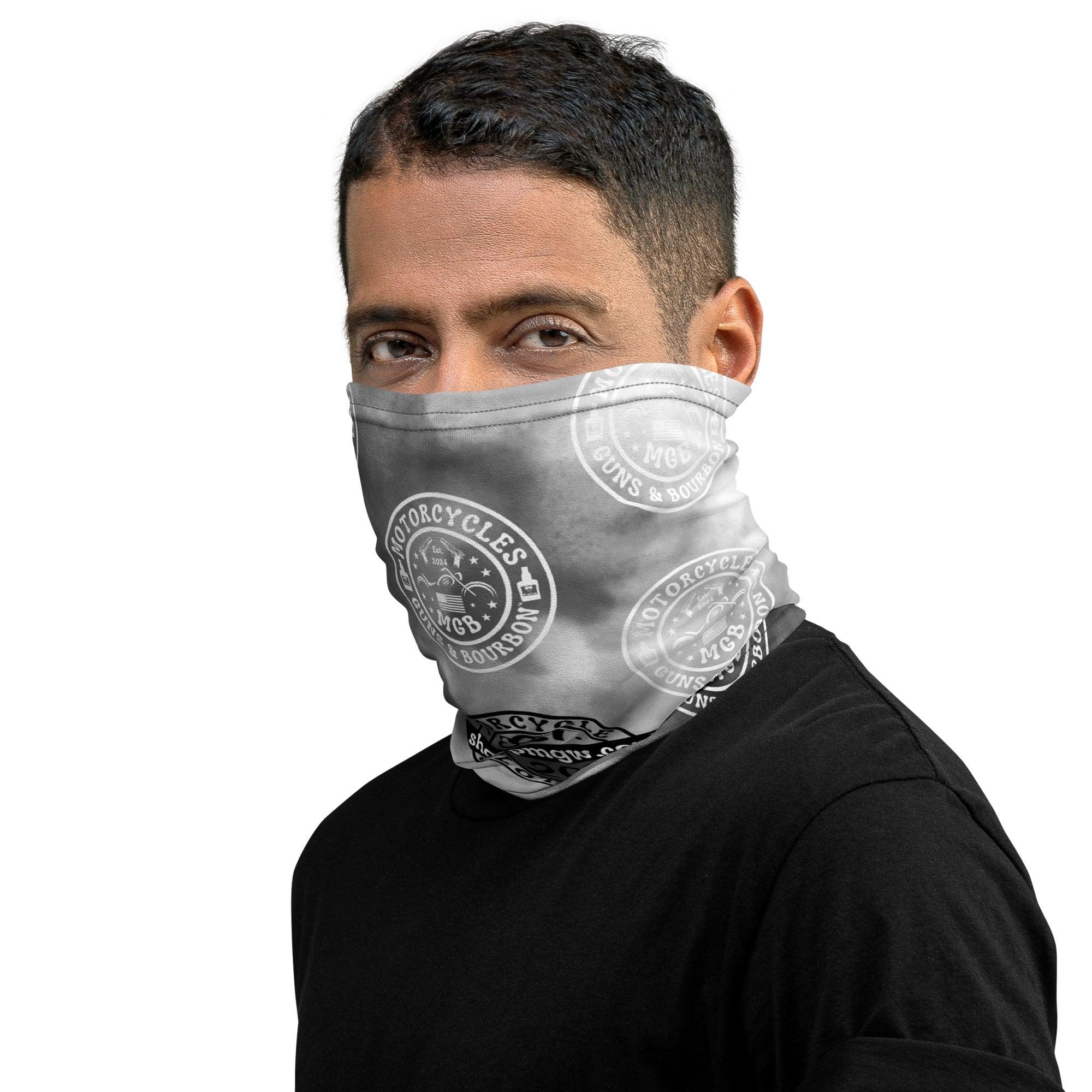 Motorcycles Guns & Bourbon Neck Gaiter -MGW Clothing