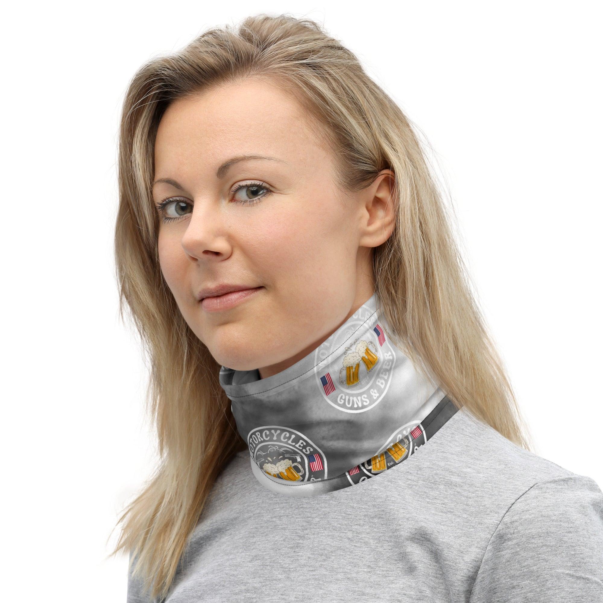 Motorcycles Guns & Beer Neck Gaiter -MGW Clothing