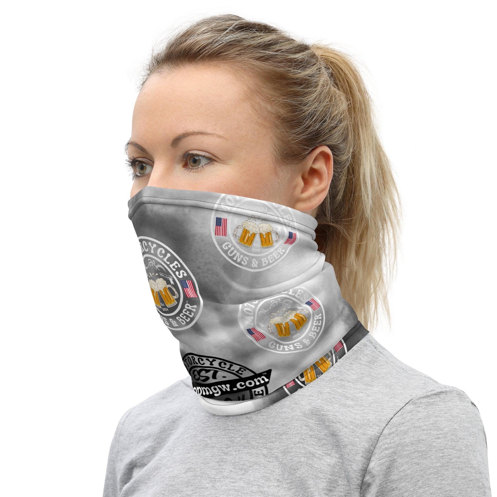 Motorcycles Guns & Beer Neck Gaiter -MGW Clothing