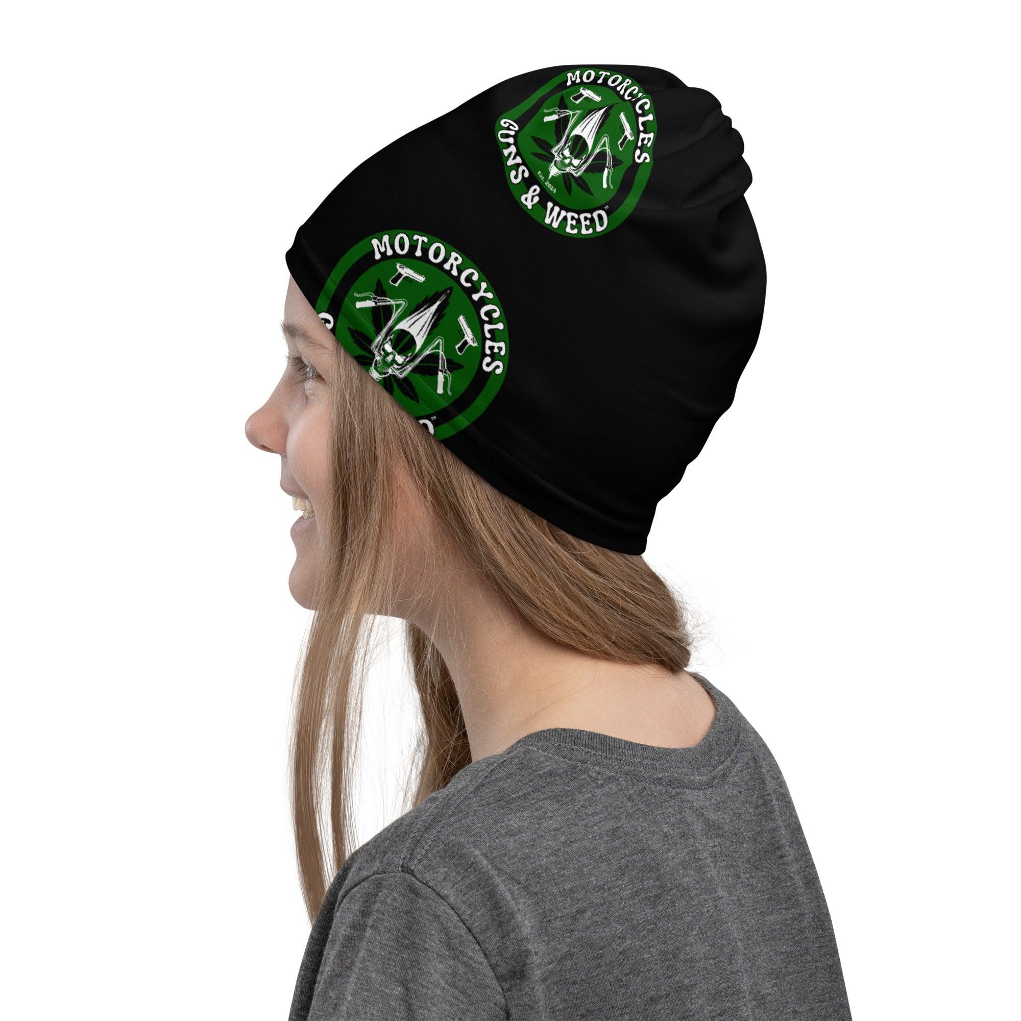 Motorcycles Guns & Weed Neck Gaiter -MGW Clothing