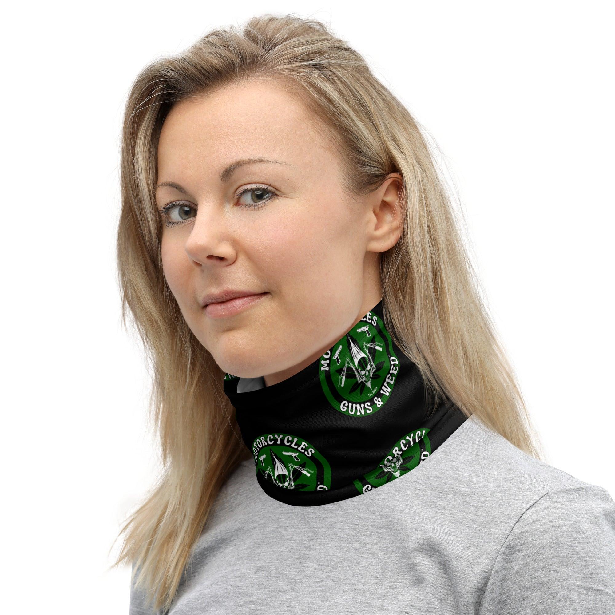 Motorcycles Guns & Weed Neck Gaiter -MGW Clothing