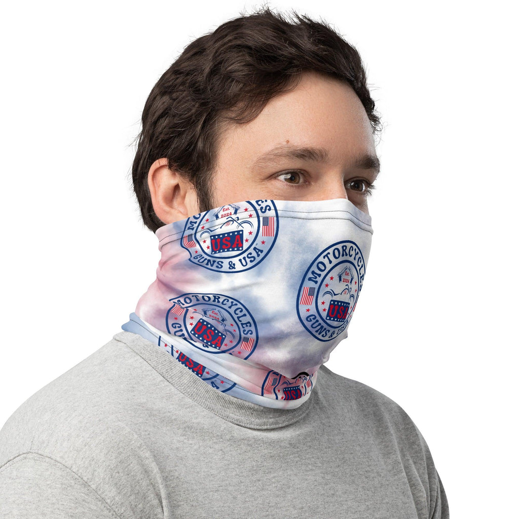 Motorcycles Guns & USA Neck Gaiter -MGW Clothing