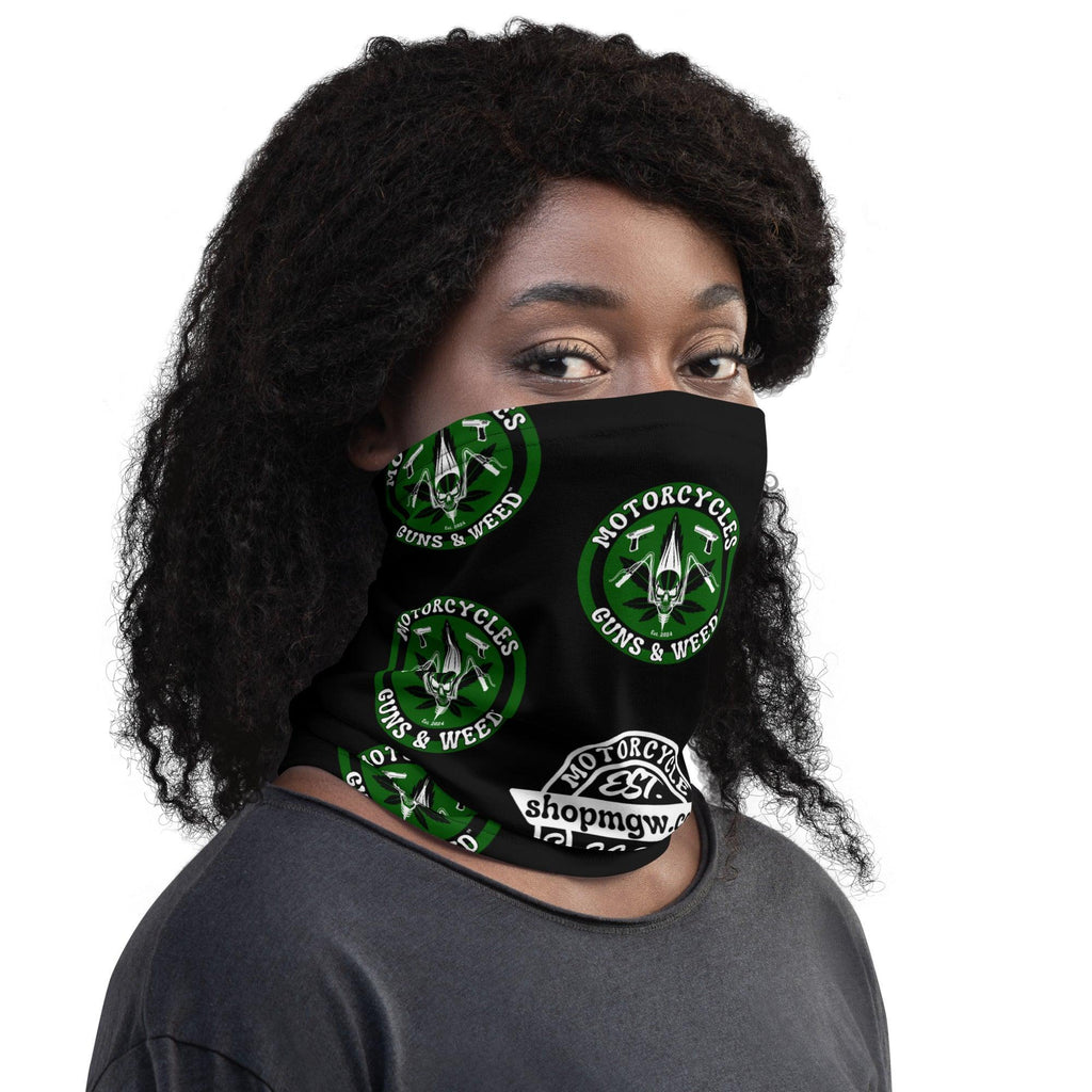 Motorcycles Guns & Weed Neck Gaiter -MGW Clothing
