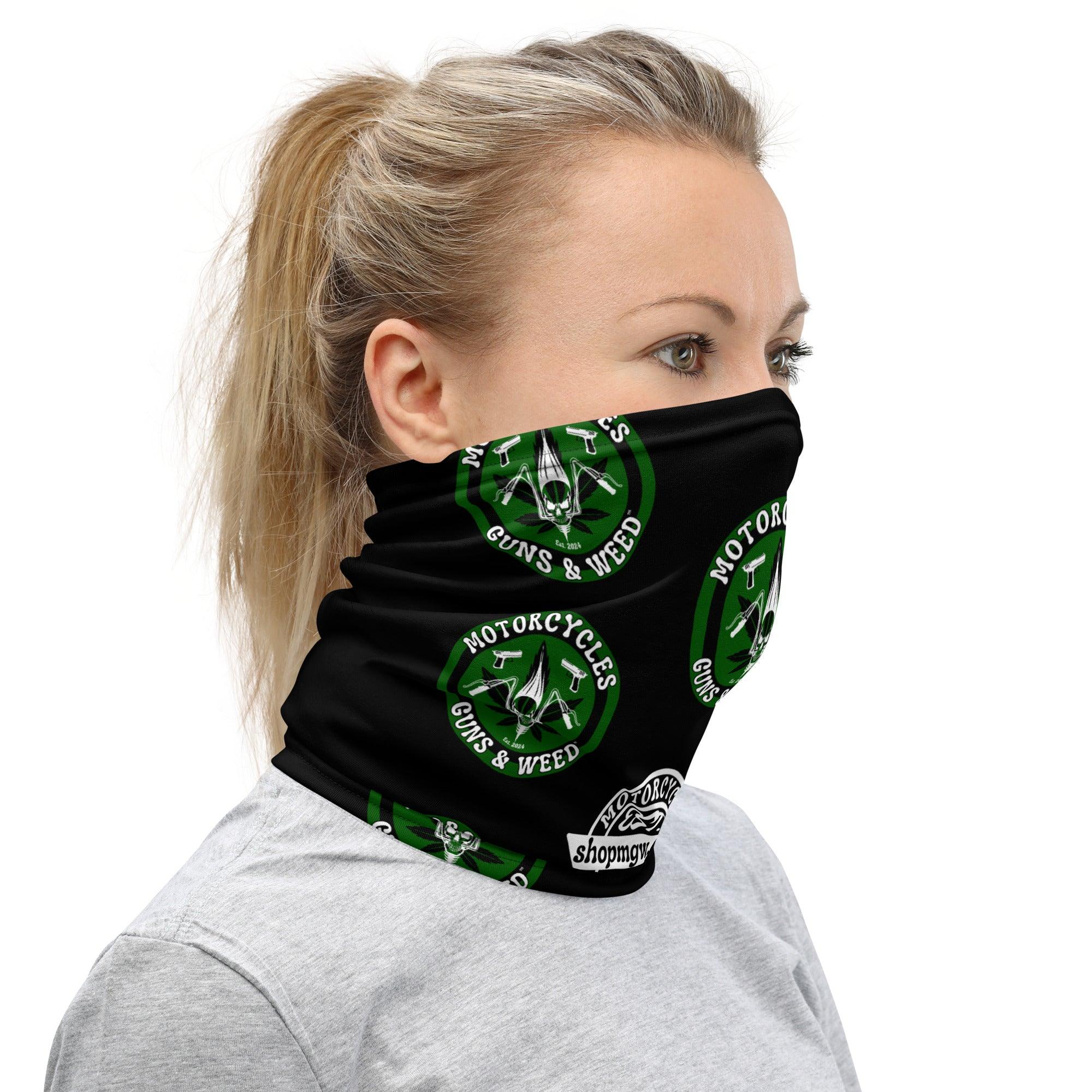 Motorcycles Guns & Weed Neck Gaiter -MGW Clothing