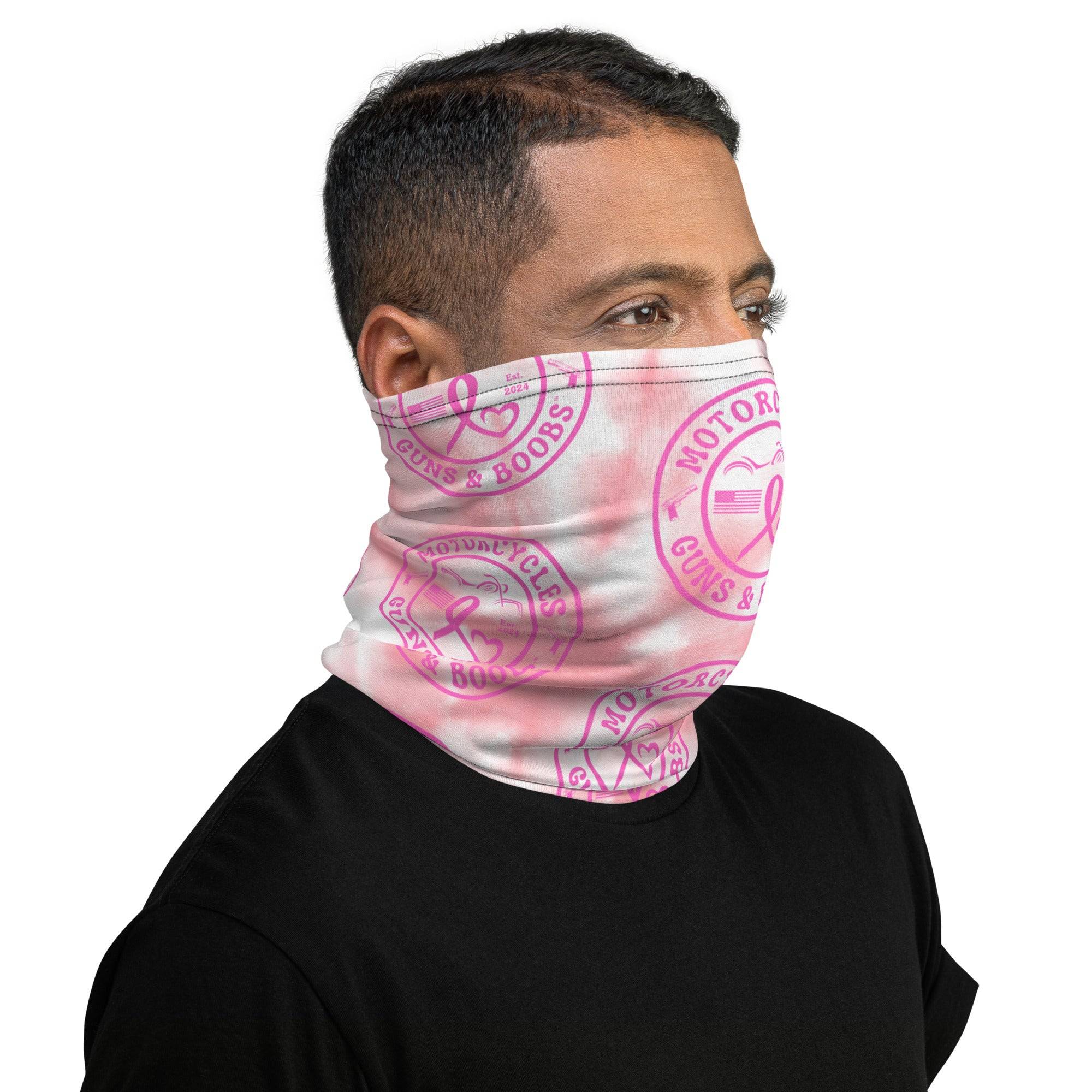 Motorcycles Guns And Boobs Neck Gaiter-MGW Clothing
