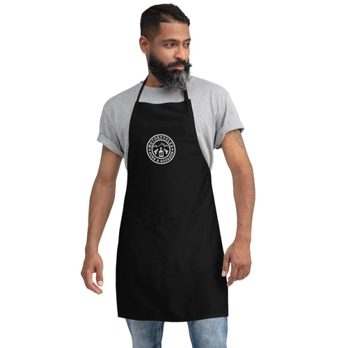 Motorcycles Guns And Bourbon Embroidered Apron - MGW Clothing
