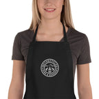 Motorcycles Guns And Bourbon Embroidered Apron - MGW Clothing