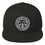 Motorcycles Guns And Bourbon Flat Bill Cap Round - MGW Clothing